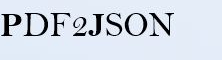 PDF2JSON
